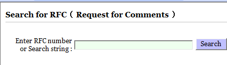 Search for RFC